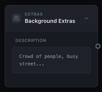 Extras node