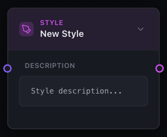 Style node